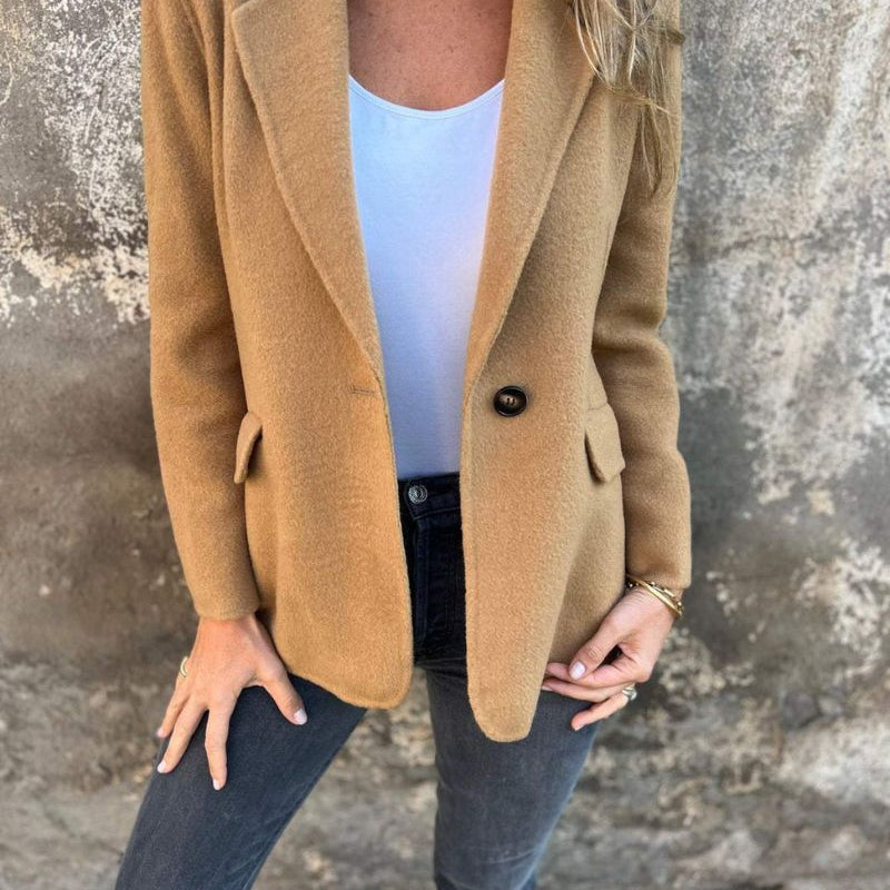 Beige Blazerjas – Tijdloos & Verfijnd