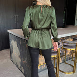 YunaWear | Top met Ceintuur en Lange Mouwen