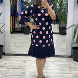 FLEUR™ | Elegante midi-jurk met flatterende pasvorm en tijdloze stijl