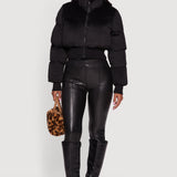 Corduroy Zip Puffer Jas - NoorderAmsterdam