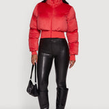 Corduroy Zip Puffer Jas - NoorderAmsterdam