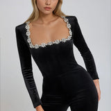 YunaWear | Valentina Fluwelen Jumpsuit