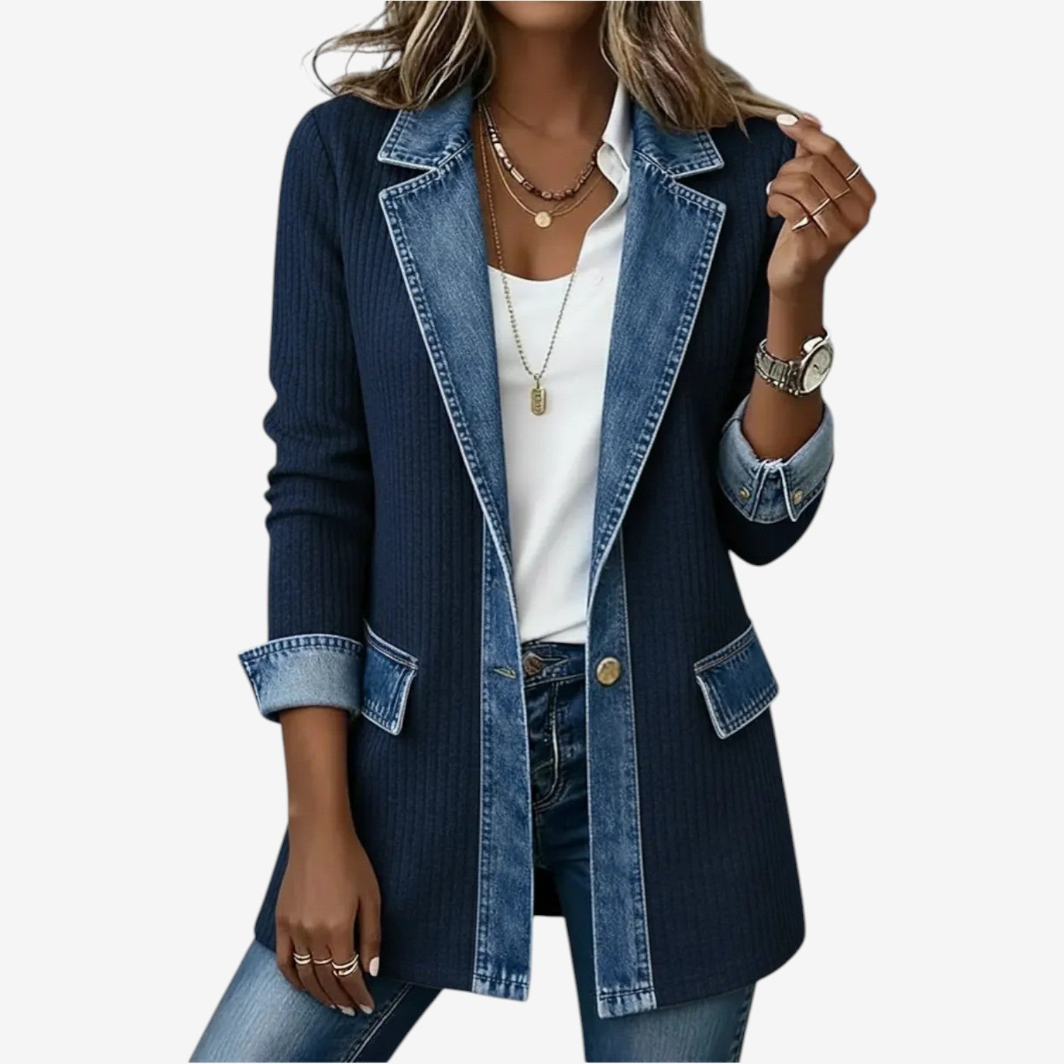 Emilia™ stijlvolle denim jas
