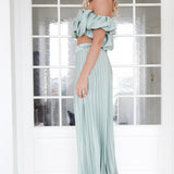 YunaWear | Satijnen Plissé Set