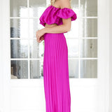 YunaWear | Satijnen Plissé Set