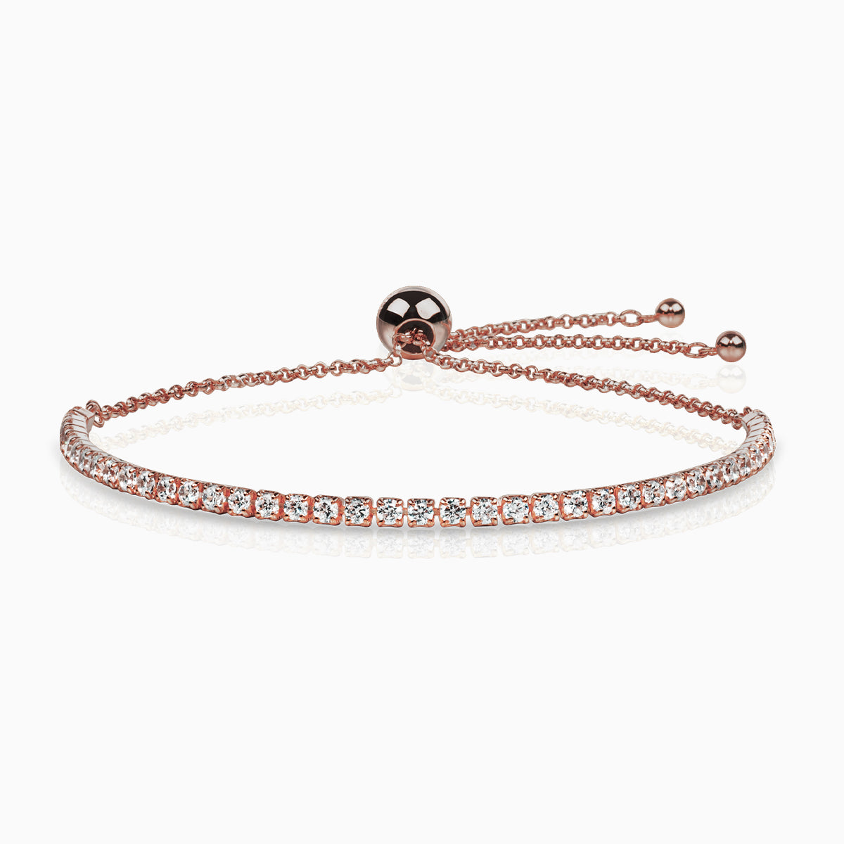 Tennis Slider Armband – Glanzend Minimalisme Comfort