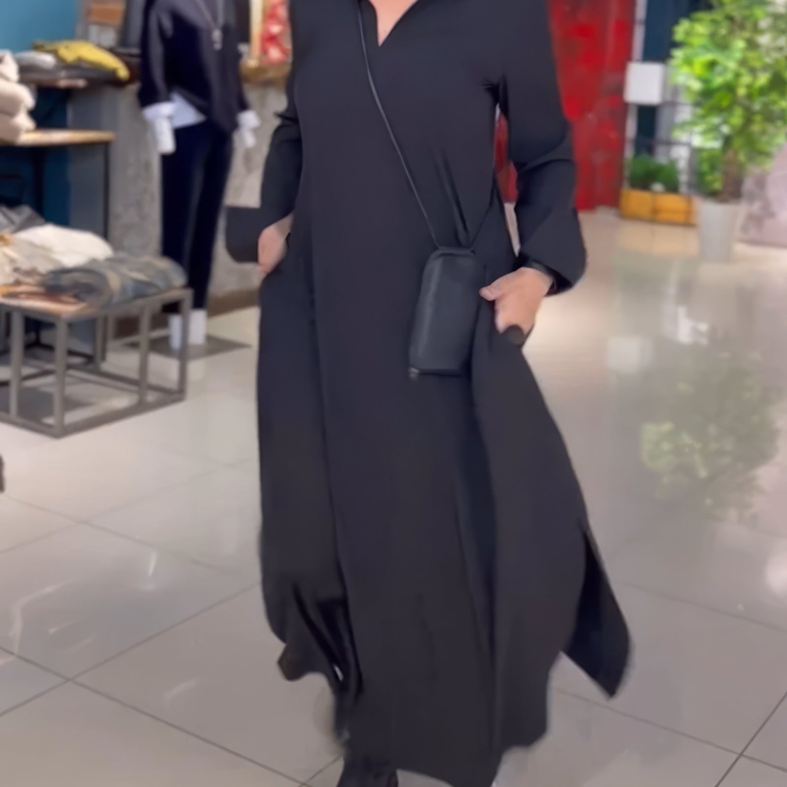 CLAUDIA | Elegante en Modieuze Lange Elastische Jurk